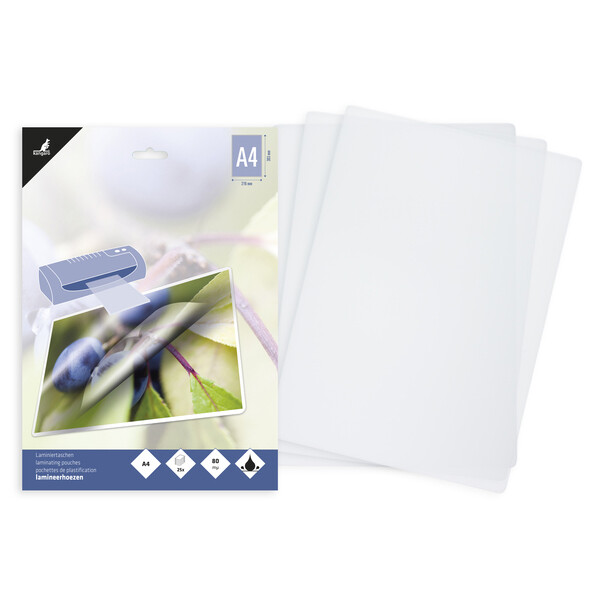 kangaro Laminierfolientasche, DIN A4, glänzend, 160 mic