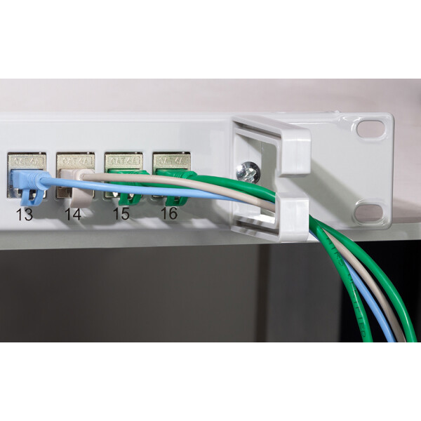 LogiLink 19" Keystone Patch Panel, 16 Port, geschirmt