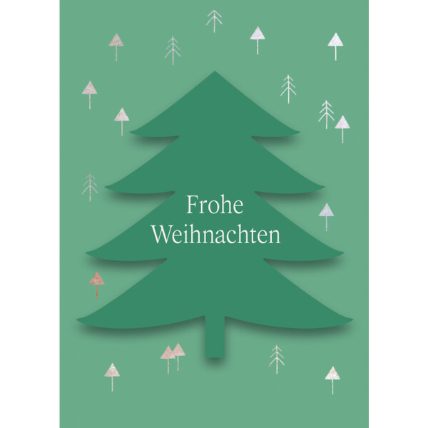 CACTUS Mini-Weihnachtskarte "Nikolausmütze"