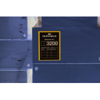 DURABLE Kennzeichnungstasche, magnetisch, DIN A5 quer, blau