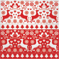 SUSY CARD Weihnachts-Motivservietten "Hirsche"