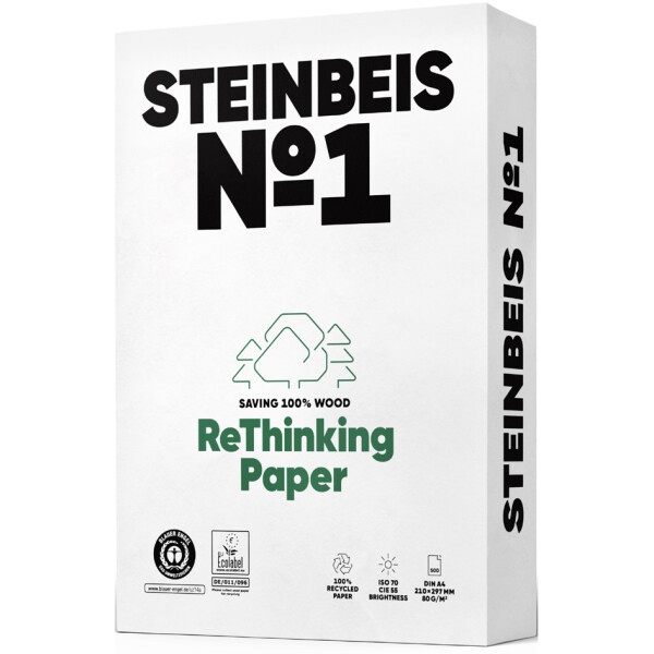 Steinbeis Multifunktionspapier Nr.1, A4, 80 g qm, wei&szlig;