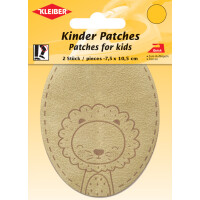 KLEIBER Applikation "Löwe", braun, 2er...