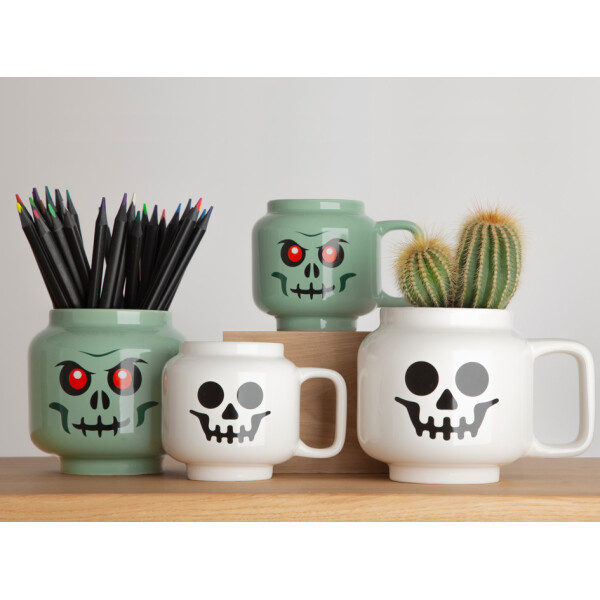 LEGO Kaffeetasse GREEN SKELETON, 530 ml, gr&uuml;n, im Karton