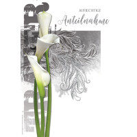 CACTUS Trauerkarte "Steg aus Pflöcken"