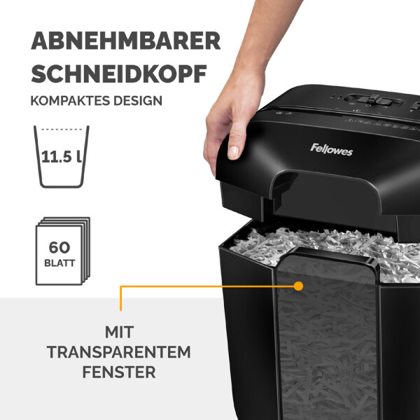 Fellowes Aktenvernichter Powershred LX25, weiß