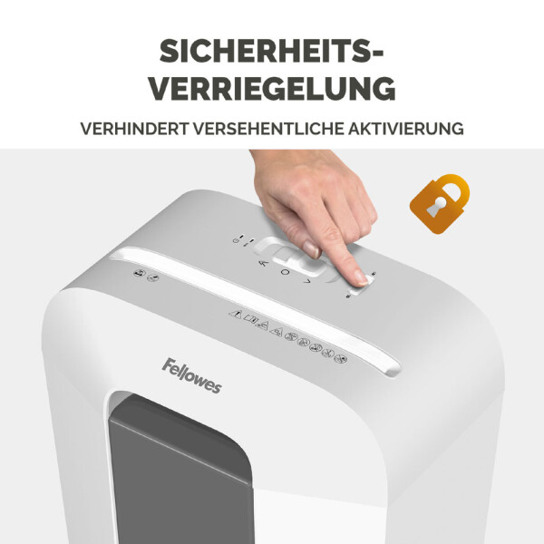 Fellowes Aktenvernichter Powershred LX50, weiß