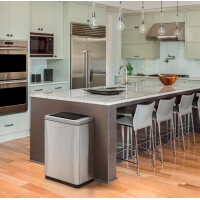 DURABLE Sensor-Abfalleimer "NO TOUCH DUO", 2 x...