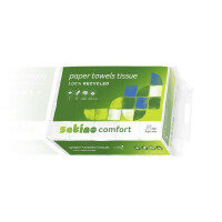 SATINO Comfort W-Falz Falthandtücher PT2 hochweiß 2-lagig - 1/4 Palette (30.000 Blatt)