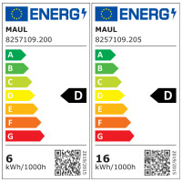MAUL LED-Stehleuchte MAULjura, dimmbar, weiß