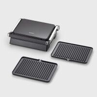 SEVERIN Kontaktgrill SEVINI Comfort KG 2399, Glas schwarz