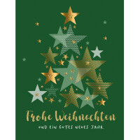 CACTUS Weihnachtskarte "Tanne Rot"