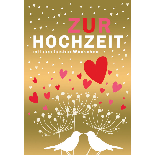 CACTUS Hochzeitskarte "Schuhe und Blumenstrauß"