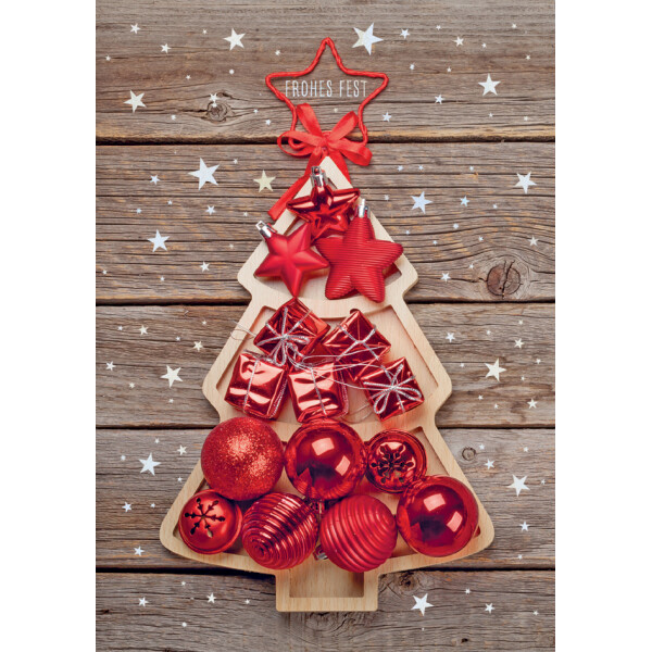 CACTUS Weihnachtskarte "Frohe Weihnachten"