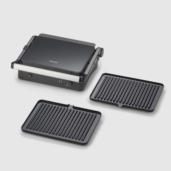 SEVERIN Kontaktgrill SEVINI Lite KG 2398, Glas schwarz