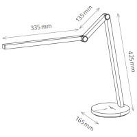 Hansa LED-Tischleuchte "Cascade",...