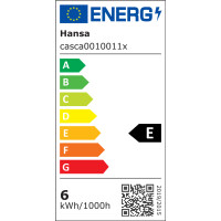 Hansa LED-Tischleuchte "Cascade", Standfuß, weiß