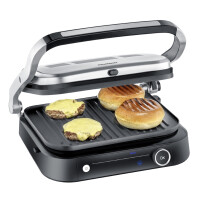 SEVERIN Kontaktgrill SEVINI Pro KG 2395, silber schwarz