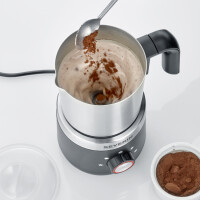 SEVERIN Milchaufschäumer SM 3588, Edelstahl schwarz