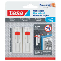 tesa Powerstrips Klebenagel für Tapete und Putz, 1,0 kg