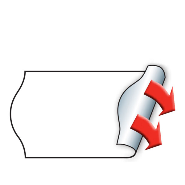 METO Etiketten für Preisauszeichner, 26 x 12 mm, weiß