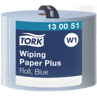 TORK Mehrzweck-Putzrolle, 2-lagig, blau, 510 m