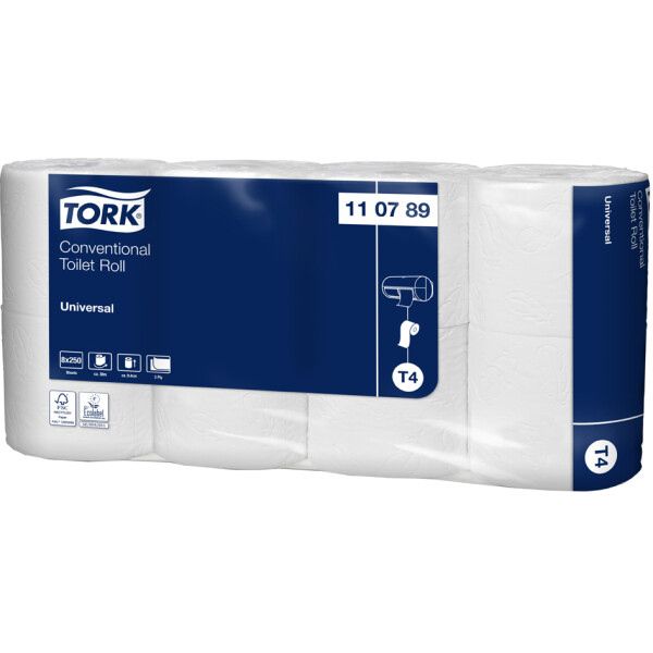 TORK Toilettenpapier, 2-lagig, weiß