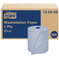 TORK Mehrzweck-Putzrolle, 1-lagig, blau, 250 m