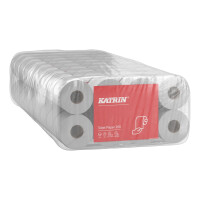 KATRIN Recycling Toilettenpapier 3-lagig naturweiß - 1/4 Palette (432 Rollen)