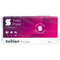SATINO Prestige Toilettenpapier 4-lagig hochweiß - 1/4 Palette (576 Rollen)