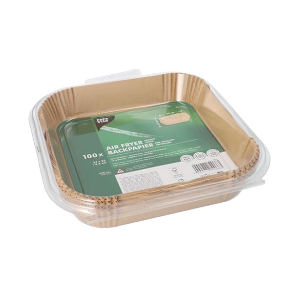 PAPSTAR Backpapier-Zuschnitte, 230 x 230 x 45 mm, braun