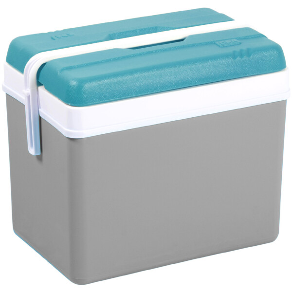 EDA K&uuml;hlbox, Kunststoff, 35 Liter, grau lagunenblau