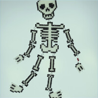 Hama Bügelperlen midi, leuchtrot, im Beutel