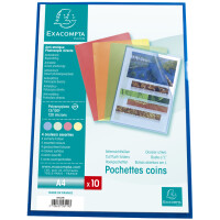 EXACOMPTA Sichthülle, DIN A4, PP 0,12 mm, genarbt