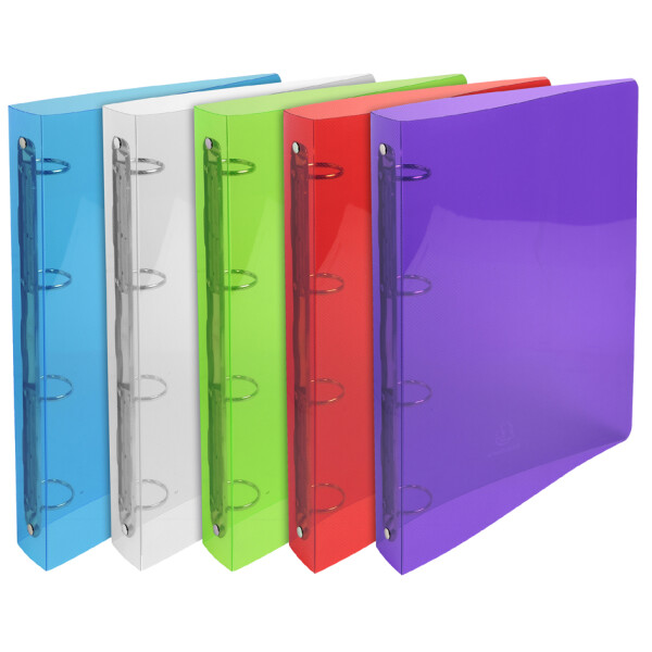 EXACOMPTA Ringbuch PP, 4-Ring-Mechanik, DIN A4+, sortiert