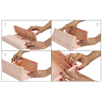 EXACOMPTA Aufbewahrungsbox Smart Case Mini, altrosa