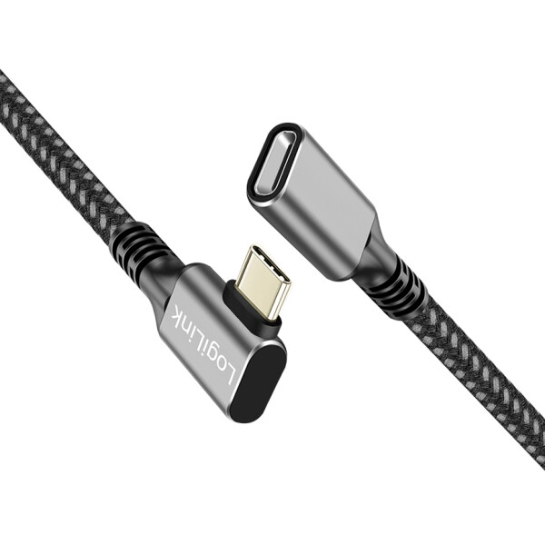 LogiLink USB 3.2 Gen1 Verl&auml;ngerungskabel, Alu-Geh&auml;use, 2,0 m