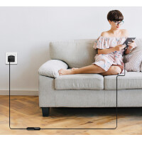 LogiLink USB 2.0 Verlängerungskabel, weiß, 2,0 m