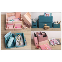 EXACOMPTA Aufbewahrungsbox Smart Case Maxi, altrosa
