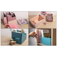 EXACOMPTA Aufbewahrungsbox Smart Case Maxi, altrosa