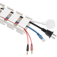LogiLink Kabelkanal mit Tischklemme & Standfuß,...