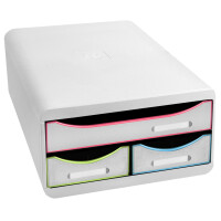EXACOMPTA Schubladenbox SMALL-BOX, 3 Schübe,...