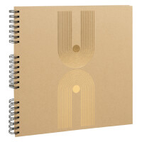 EXACOMPTA Foto-Spiralalbum Graphik, 320 x 320 mm, schwarz