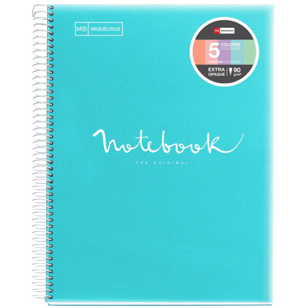 MIQUELRIUS Collegeblock "Notebook EMOTIONS", DIN A5,hellblau