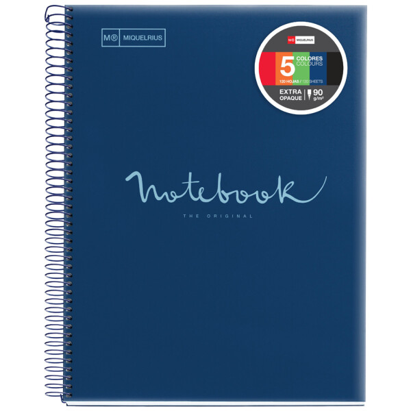 MIQUELRIUS Collegeblock "Notebook EMOTIONS", DIN A5,hellblau