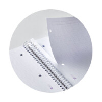 MIQUELRIUS Collegeblock "Notebook EMOTIONS", DIN A4,lavendel