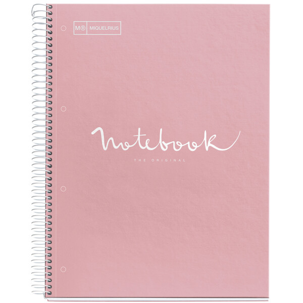 MIQUELRIUS Collegeblock "Notebook EMOTIONS", DIN A4, rot