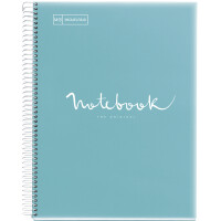 MIQUELRIUS Collegeblock "Notebook EMOTIONS", DIN A4, rot