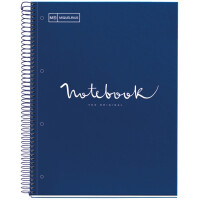 MIQUELRIUS Collegeblock "Notebook EMOTIONS", DIN A5, marine