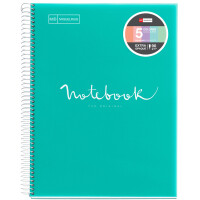 MIQUELRIUS Collegeblock "Notebook EMOTIONS", DIN A4, rot